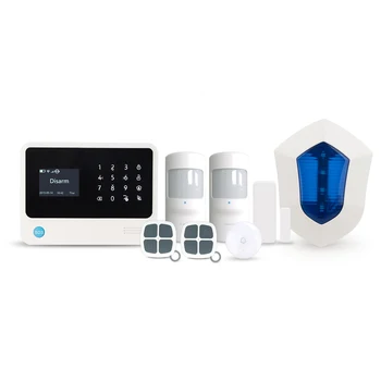 Vysoko Kvalitný Anti Theft Wireless Home Security security Panel Wifi, GSM, bezpečnostný Systém Kit APP Riadenie bezpečnostného systému proti vlámaniu