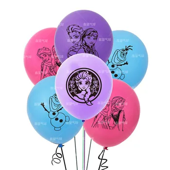 20pcs Disney Mrazené Balón Nastaviť Party Dekorácie Zmes Princezná Aisha Latexový Balón Detí, Narodeniny Hračka Darček