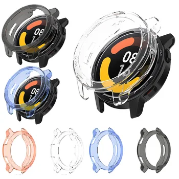 Ochranné puzdro Pre Xiao MI Watch Color 2 SmartWatcht TPU Chránič Prípadoch Transparentné Pol-pack Duté Shell Príslušenstvo