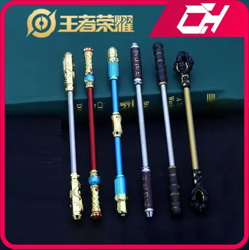 Česť Kráľovi Zbraň Hellfire Stick Hry Keychain Zbraň Model Zdvíhateľnej Kovové Tyče Samuraj Rod, Kráľovské Stick Deti Darček Hračky